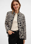 Vero Moda Vigdis Printed Quilted Jacket, Black