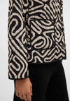 Vero Moda Vigdis Printed Quilted Jacket, Black