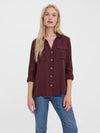 Vero Moda Bumpy Shirt, Wine