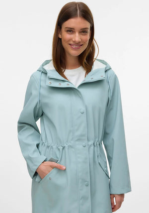 Vero Moda Malou Coated Jacket, Blue