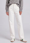 Vero Moda Tessa High Waisted Wide Leg Jeans, White