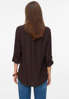 Vero Moda Bumpy Striped Shirt, Brown