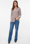 Vero Moda Bumpy Striped Shirt, Wine