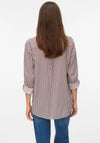 Vero Moda Bumpy Striped Shirt, Wine