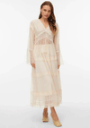 Vero Moda Kinsley Lace Maxi Skirt, Cream
