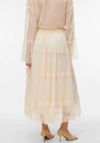Vero Moda Kinsley Lace Maxi Skirt, Cream