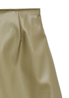 Vero Moda Polly Faux Leather Wrap Midi Skirt, Green