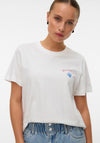 Vero Moda Gina Mallorca Graphic Print T-Shirt, White