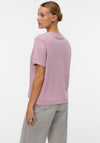 Vero Moda AWARE Naima Basic Round Neck T-Shirt, Mauve