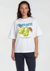 Vero Moda Hailey Oversized Back Graphic T-Shirt, White