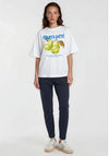 Vero Moda Hailey Oversized Back Graphic T-Shirt, White
