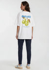 Vero Moda Hailey Oversized Back Graphic T-Shirt, White