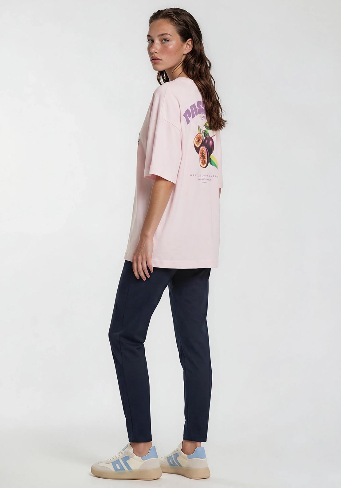 Vero Moda Hailey Oversized Back Graphic T-Shirt, Pink