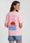 Vero Moda Mariane Flower Back Graphic T-Shirt, Pink