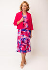 Via Veneto Bolero & Dress Two Piece Outfit, Pink