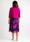 Via Veneto Bolero & Dress Two Piece Outfit, Pink Multi