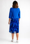 Via Veneto Bolero & Dress Two Piece Outfit, Cobalt Blue