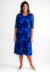 Via Veneto Bolero & Dress Two Piece Outfit, Cobalt Blue