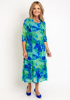 Via Veneto Mamy Polka Dot Dress and Jacket, Green