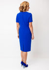 Via Veneto Mila Pencil Dress and Jacket, Royal Blue & White