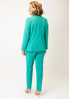 Via Veneto Dolores Single Breasted Blazer, Jade Green