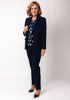 Via Veneto Dolores Single Breasted Blazer, Navy