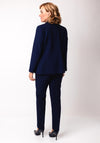 Via Veneto Dolores Single Breasted Blazer, Navy