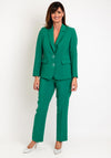Via Veneto Dolores Single Breasted Blazer, Green