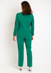 Via Veneto Dolores Single Breasted Blazer, Green
