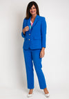 Via Veneto Dolores Single Breasted Blazer, Cornflower