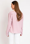 Via Veneto Puff Shoulder Top, Blush