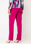 Via Veneto Straight Leg Trousers, Pink