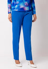 Via Veneto Sarah Slim Leg Trousers, Blue
