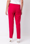 Via Veneto Sarah Slim Leg Trousers, Pink