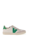 Victoria Womens Berlin Leather Trainers, White & Green