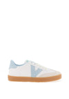 Victoria V Detail Gum Sole Trainers, White & Blue