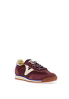 Victoria Saturno Nylon Split Leather Trainers, Wine