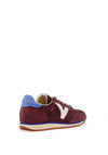 Victoria Saturno Nylon Split Leather Trainers, Wine