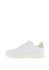 Victoria Womens Madrid Faux Leather Contrast Trainer, Gold