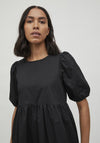 Vila Donna Long Smock Dress, Black