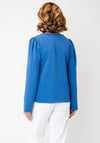 Vila V-Neck Long Sleeved Top, Blue