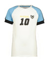 Vingino X Messi Short Sleeve Campeon Tee, Real White