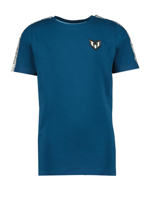 Vingino x Messi Jaboti Short Sleeve Tee, Oil Blue