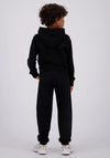 Vingino X Messi Kids Unisex Large Logo Long Sleeve Hoodie, Black