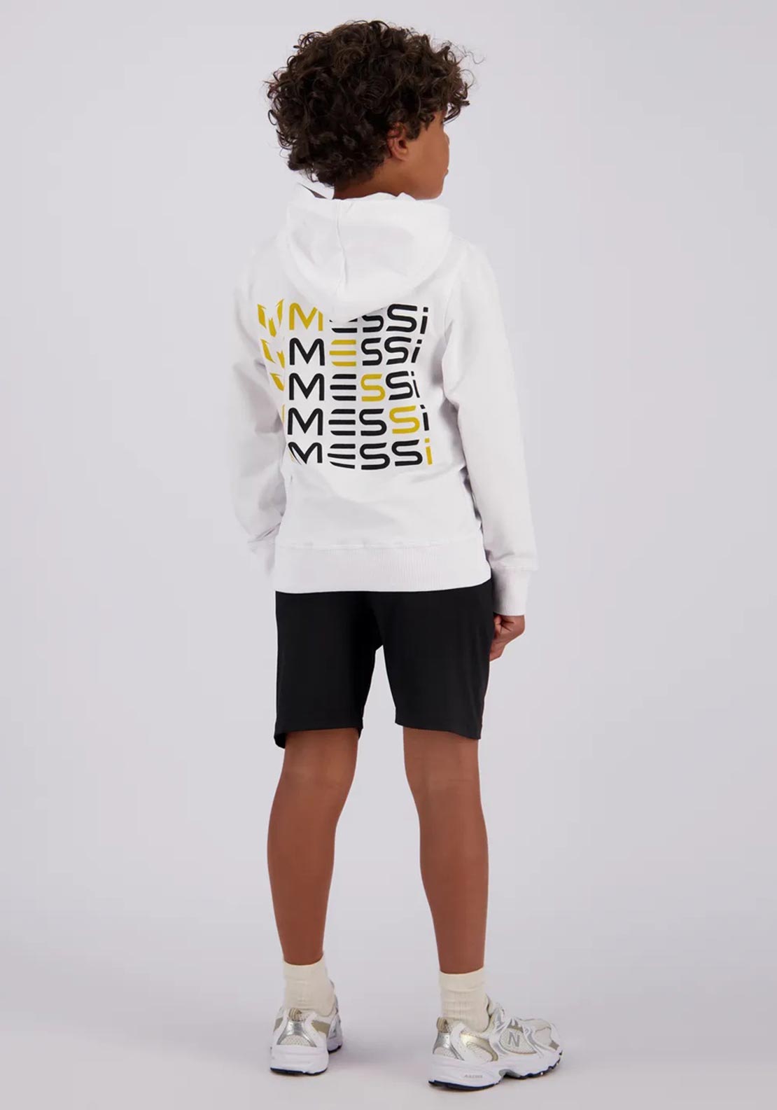 Vingino X Messi Kids Unisex Long Sleeve Hoodie, White