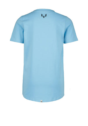 Vingino x Messi Logo Short Sleeve Tee, Argentina Blue