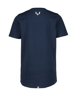 Vingino x Messi Logo Short Sleeve Tee, Dark Blue