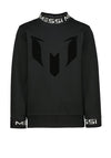 Vingino X Messi Nasim High Neck Sweater, Deep Black