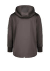 Vingino X Messi Oshio Full Zip Hooded Jacket, Metallic Grey