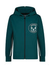 Vingino X Messi Oniqs Long Sleeve Zip Sweater, Deep Sea